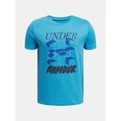 Under Armour UA B SPLIT BIG LOGO SS Majica Modra