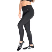 Leopard Leggings, Black - XS