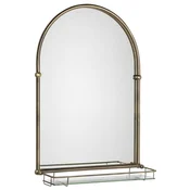 SAPHO Elegantno Bronasto Ogledalo s Polico 48x67cm za Kopalnico