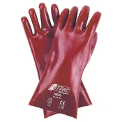 RUKAVICA NITRAS PVC CRVENA 35cm