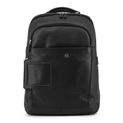 PIQUADRO MEN'S BLACK BACKPACK