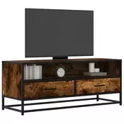 TV ormaric boja dimljenog hrasta 100x34,5x40 cm konstruirano