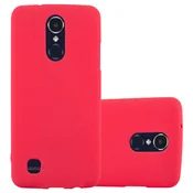 Cadorabo CADORABO Ohišje, združljiv z LG v Frost Red - Zaščitni pokrov iz fleksibilnega silikona TPU, (20570416)