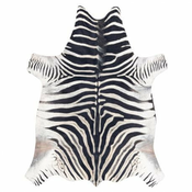 eoshop Preproga Zebra G5128-1 iz umetne goveje kože, belo črno usnje ( - Velikost: 155x195 cm)