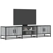 TV ormaric siva boja hrasta 180x35x41 cm konstruirano drvo