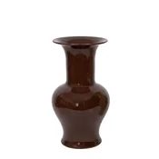 Mondex Vaza kovinska Mondex Roger 15x16,5x31 čokoladna 1 kos, (5000300892)