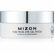 MIZON Hidrogelna maska Premium Eye z belim biserom in diamantom za gube in posvetlitev kože Pure Pearl (Ey
