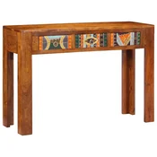 vidaXL vidaXL Konzolna mizica 110x35x75 cm trden akacijev les, (21832251)