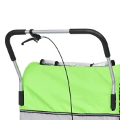 Otroška prikolica za kolo zelena 30 kg hop