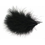 Marabu za vezavo muh MARABOU V2 hotfly - 10 pc. - ca. 13 cm - black