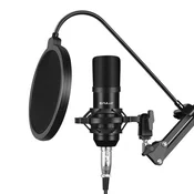 Mikrofon Kondenzatorski mikrofon Puluz PU612B studio broadcast