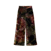 Desigual Hlače M. C. Lacroix mešane barve/rdeča