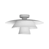 Stropna svetilka PLATO 1xE27/15W/230V, premer 32 cm, bela