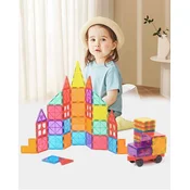 Magnetic Tiles Magnetni set za gradnju - 52 dijela u kutiji
