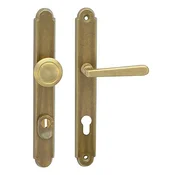 Zaščitni fitingi COBRA ALT WIEN + s pokrovom (OV - stara medenina), dvostranski/kroglični ročaj, Odprtina za cilindrični vložek PZ, COBRA OV (stara medenina), 72 mm