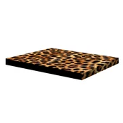 shumee Vzmetnica za pasjo posteljo XXL 110x80x5 cm - pena, vodoodporna prevleka, potisk Panterka, Bertoni