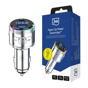 3MK 3MK HYPER AVTOODDAJALEC 48W QC PD PPS ZA AVTOMOBILE USB 1C1A SREBRN
