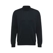 OLYMP Pulover Strick Modern Fit, črna
