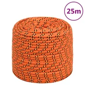 Vidaxl vidaXL Jadralna vrv, oranžna, 8 mm, 25 m, polipropilen