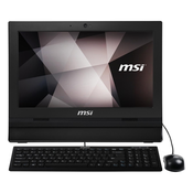 MSI PRO 16T 10M-228XDE All-in-One 15,6” Touch Display, Intel Celeron 5205U, 4GB RAM, 128GB SSD, oOS