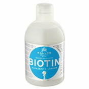 Kallos Cosmetics Biotin Biotin šampon za tanke in počasi rastoče lase 1000 ml za ženske