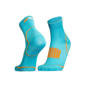 TEKAŠKE NOGAVICE UPHILLSPORT FRONT QUICK DRY - MODRO/ORANŽNA - 35-38