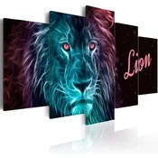 Slika - Neon king 100x50