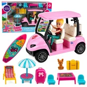 slomart LEAN TOYS Komplet za Golf: Meleks, Lutka, Pesek, Dodatki