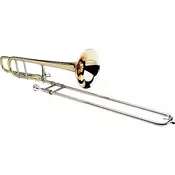 BACH 42BOG Stradivarius tenor trombone gold brass bell