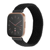 INF Pašček za uro Najlon Black S Fitbit Versa/Versa 2, (21264708)