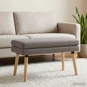Dvojna klop Taupe 80 x 40 x 47 cm Blago