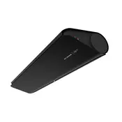 FLOWAIR 56205 SLIM E-100 Električna vrata zavese Črna (RAL9005) dolžina 1,0 m