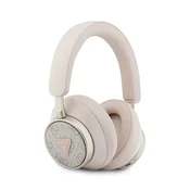 GUESS PU 4G TRIANGLE LOGO ENC Bluetooth slušalice, stereo, v5.4, s poništavanjem buke, ružicaste