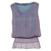 KOROSHI Bluza marine/pastelno roza/bela