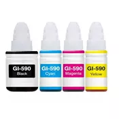 Canon kompatibilna ink črnila GI-490 - GI-590 , komplet 4 kom
