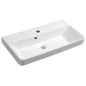 Umivalnik za kozmetično omarico THALIE 70, 70 x 37 cm - Bela - 56 - 24 - 37.00 - Keramika - Obešen na steno – vijaki - Da - Sapho - THALIE - 70.00 - 1 hole - Rectangle - Umivalnik - 70x37 cm