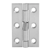 Tečaj z vzmetjo 50 x 30 x 1,2 mm, inox