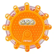 shumee Avtomobilska zasilna svetilka z LED funkcijo bliskavice, polnilna, 12SMD+3SMD, 650mAh (baterija), rdeča, amio-04673
