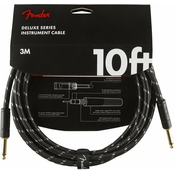 Fender Deluxe Series Instrument Kabel S/S 3 m Black Tweed