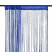 Vidaxl Zavese iz nitk 2 kosa 100x250 cm modre barve