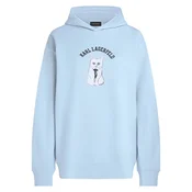 Karl Lagerfeld Majica Ikon Choupette svetlo modra/črna/bela