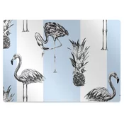 Decormat Podloga za stol Flaming and pineapple 140x100 cm 2 cm