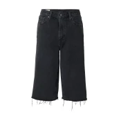 LEVIS  Kavbojke 478 BAGGY CAPRI črn denim