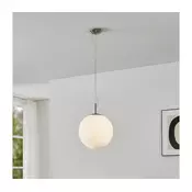 Eglo 63269 - Viseci luster na sajli PIEDALE 1xE27/60W/230V O 35 cm matni krom