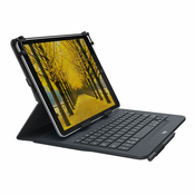 Logitech Universal Folio za 9-10 tablice, tipkovnica BT črna SLO gravura