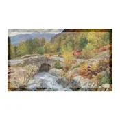 Predpražnik iz reciklirane plastike 40x70 cm Autumn Nature Landscape – Artsy Doormats