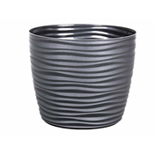 Pokrov za cvetlični lonček SAHARA PETIT plastika mat d11x9cm