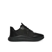 Calvin Klein Superge Eva Runner Lace Up Mat Mix YM0YM01442 Črna