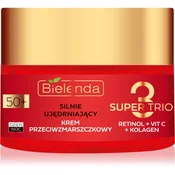 Bielenda Super Trio učvrstitvena krema proti gubam 50+ 50 ml