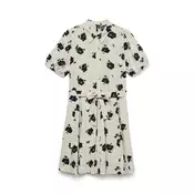 VERO MODA Dolga srajca VMDICTHE  svetlo bež / nočno modra / svetlo modra